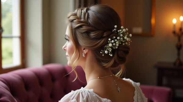 Coiffure luxe à domicile pour un mariage mémorable à Paris